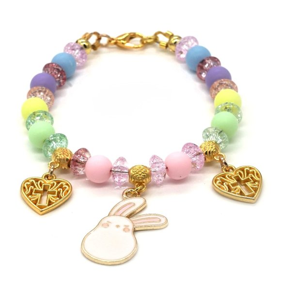 Bracelet with Spring time and Easter theme. - Picture 1 of 2
